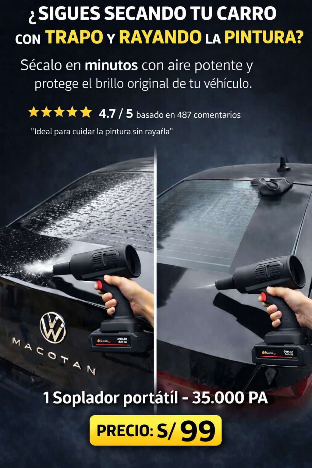 SECADORA PARA CARROS