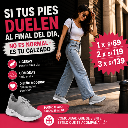 ZAPATILLAS MUJER CONFORT STYLE