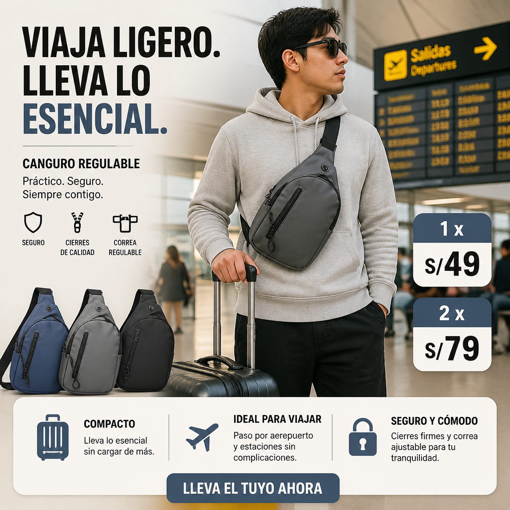 BOLSO (MORRAL) MULTIFUNCIONAL