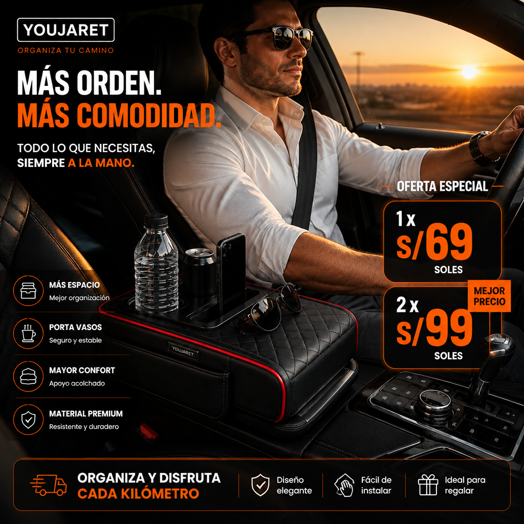 APOYA BRASOS UNIVERSAL  PARA AUTO